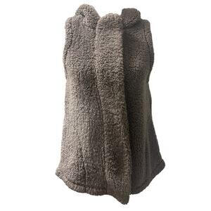 Koolaburra by UGG Brown Sherpa Hooded Vest Small